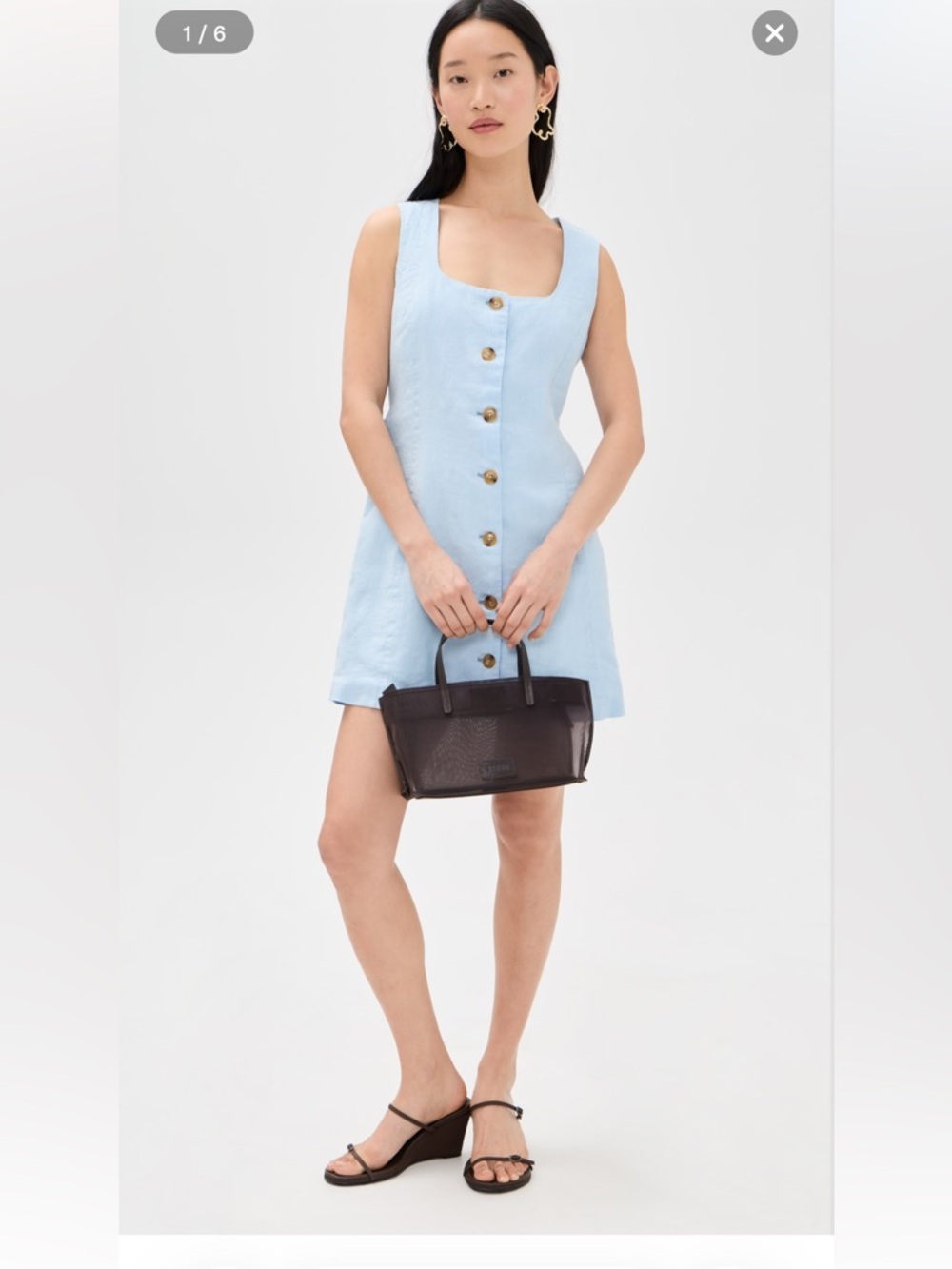 BLANKNYC Sea Breeze Midi Dress size small